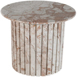 Genoa Marble End Table in Cream