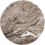 Genoa Marble End Table in Brown