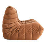 Relax 54.75" Velvet Upholstered Loveseat in Cognac