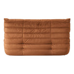 Relax 54.75" Velvet Upholstered Loveseat in Cognac