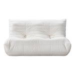 Relax 54.75" Velvet Upholstered Loveseat in Cream