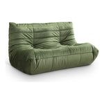 Relax 54.75" Velvet Upholstered Loveseat in Green