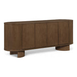 Caldra Oak Veneer And Solid Wood Sideboard/Buffet in Brown