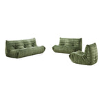 Relax 54.75" Velvet Upholstered Loveseat in Green