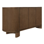Caldra Oak Veneer And Solid Wood Sideboard/Buffet in Brown