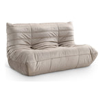 Relax 54.75" Velvet Upholstered Loveseat in Taupe