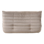 Relax 54.75" Velvet Upholstered Loveseat in Taupe