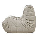 Relax 54.75" Vegan Leather Upholstered Loveseat in Cream