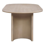 Caldra 94" Oak Veneer And Solid Wood Dining Table in Natural
