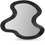 Oblique Iron Frame Mirror in Black