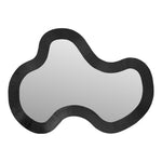 Oblique Iron Frame Mirror in Black