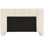 Camila Chenille Fabric Upholstered King Bed (3 Boxes) in Beige