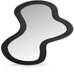 Oblique Iron Frame Mirror in Black