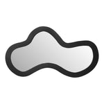 Oblique Iron Frame Mirror in Black