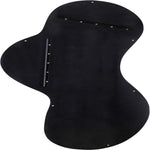 Oblique Iron Frame Mirror in Black
