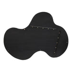 Oblique Iron Frame Mirror in Gold