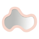 Oblique Iron Frame Mirror in Pink