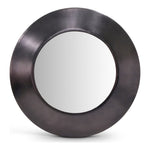 Sphere Iron Frame Mirror in Black