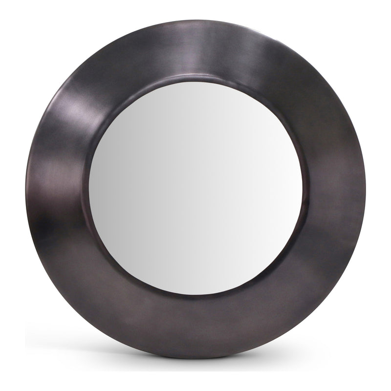 Sphere Iron Frame Mirror in Black