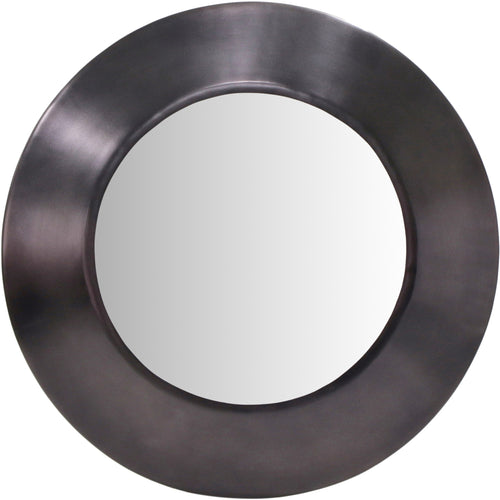 Sphere Iron Frame Mirror in Black