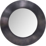 Sphere Iron Frame Mirror in Black