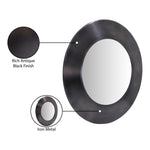 Sphere Iron Frame Mirror in Black
