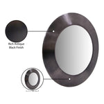 Sphere Iron Frame Mirror in Black