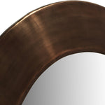 Sphere Iron Frame Mirror in Brown