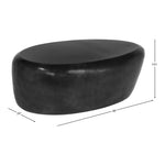 Capsule Aluminum Coffee Table in Black