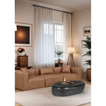 Capsule Aluminum Coffee Table in Black