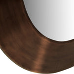 Sphere Iron Frame Mirror in Brown