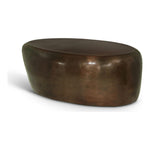 Capsule Aluminum Coffee Table in Brown