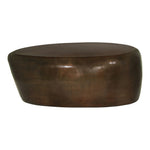 Capsule Aluminum Coffee Table in Brown