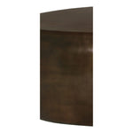 Capsule Aluminum Coffee Table in Brown