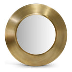 Sphere Iron Frame Mirror in Gold