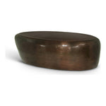 Capsule Aluminum Coffee Table in Brown