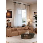 Capsule Aluminum Coffee Table in Brown