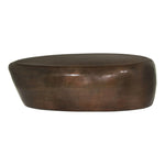 Capsule Aluminum Coffee Table in Brown