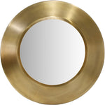 Sphere Iron Frame Mirror in Gold
