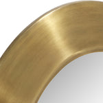 Sphere Iron Frame Mirror in Gold