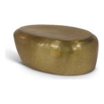 Capsule Aluminum Coffee Table in Gold