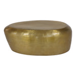 Capsule Aluminum Coffee Table in Gold
