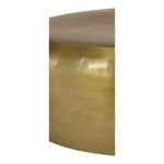 Capsule Aluminum Coffee Table in Gold