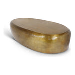 Capsule Aluminum Coffee Table in Gold