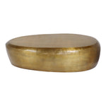 Capsule Aluminum Coffee Table in Gold