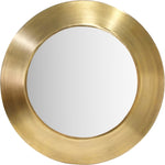 Sphere Iron Frame Mirror in Gold