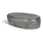 Capsule Aluminum Coffee Table in Silver