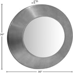 Sphere Iron Frame Mirror in Silver