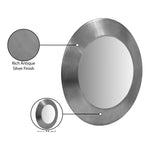 Sphere Iron Frame Mirror in Silver