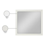 Kent Ash Wood Mirror in Cream
